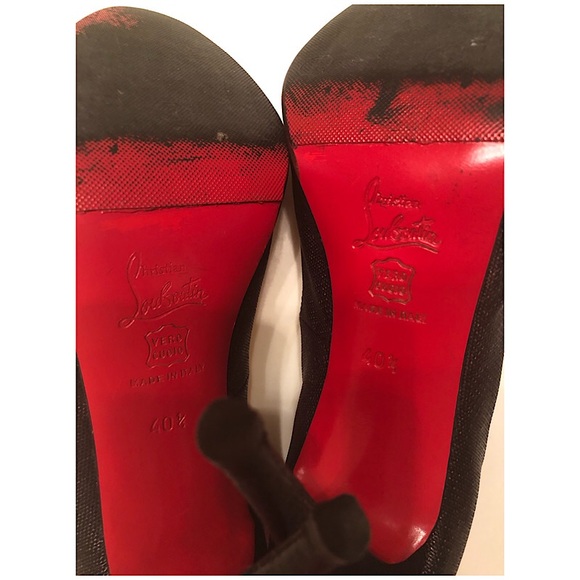 SOLD ⛔️ Christian Louboutin Peep Toe Heels - Picture 5 of 9